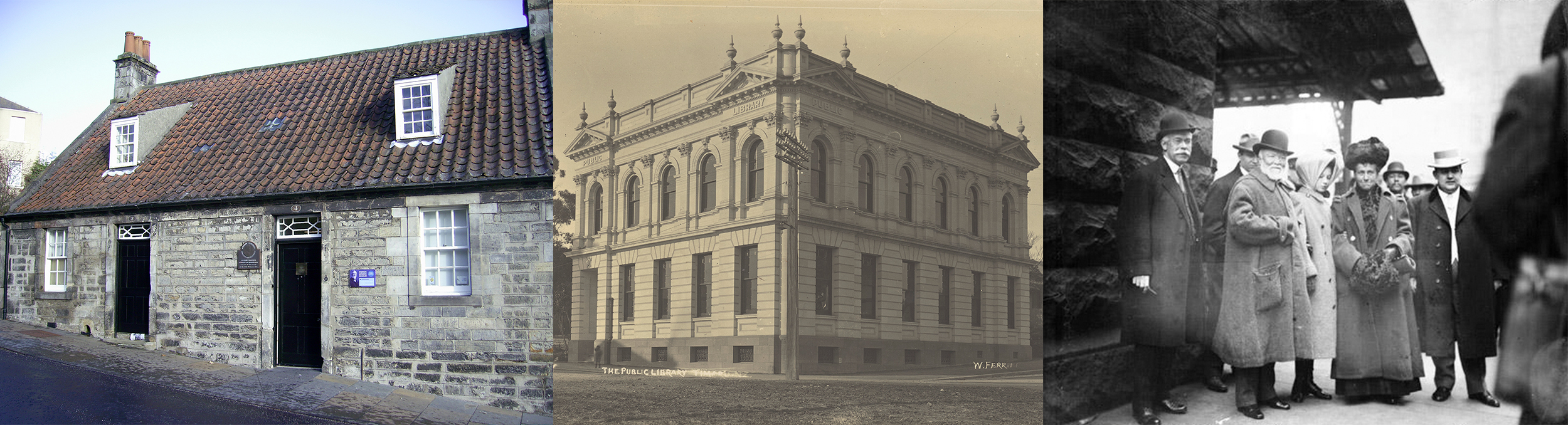  His House MA I811894 TePapa The Public Library Timaru Carnegie and his wife