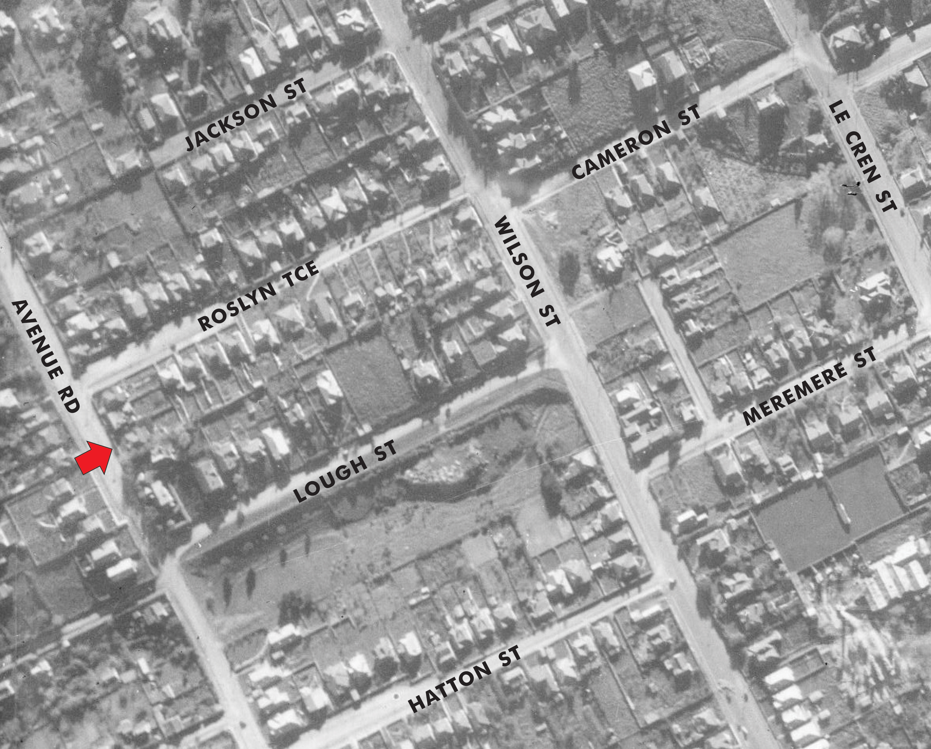 1938 Retro Lens Crop TIMARU Avenue Road Area 251117