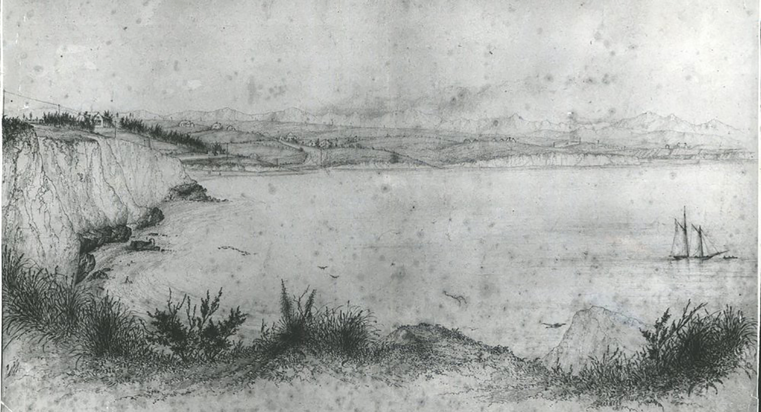 57173 max Sketch of Caroline Bay Timaru ENorman ShowsWaiitiRd