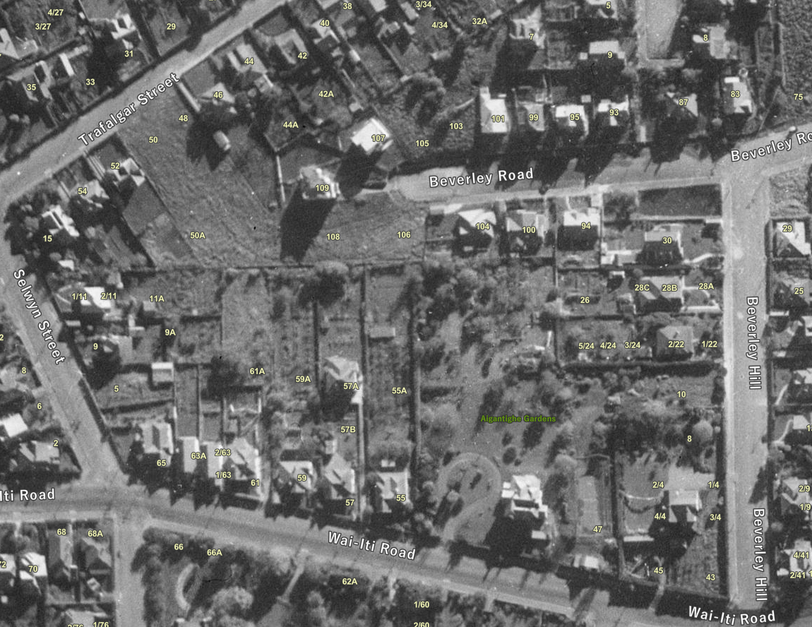 Aigantighe Block 1935 1939 Canterbury Maps