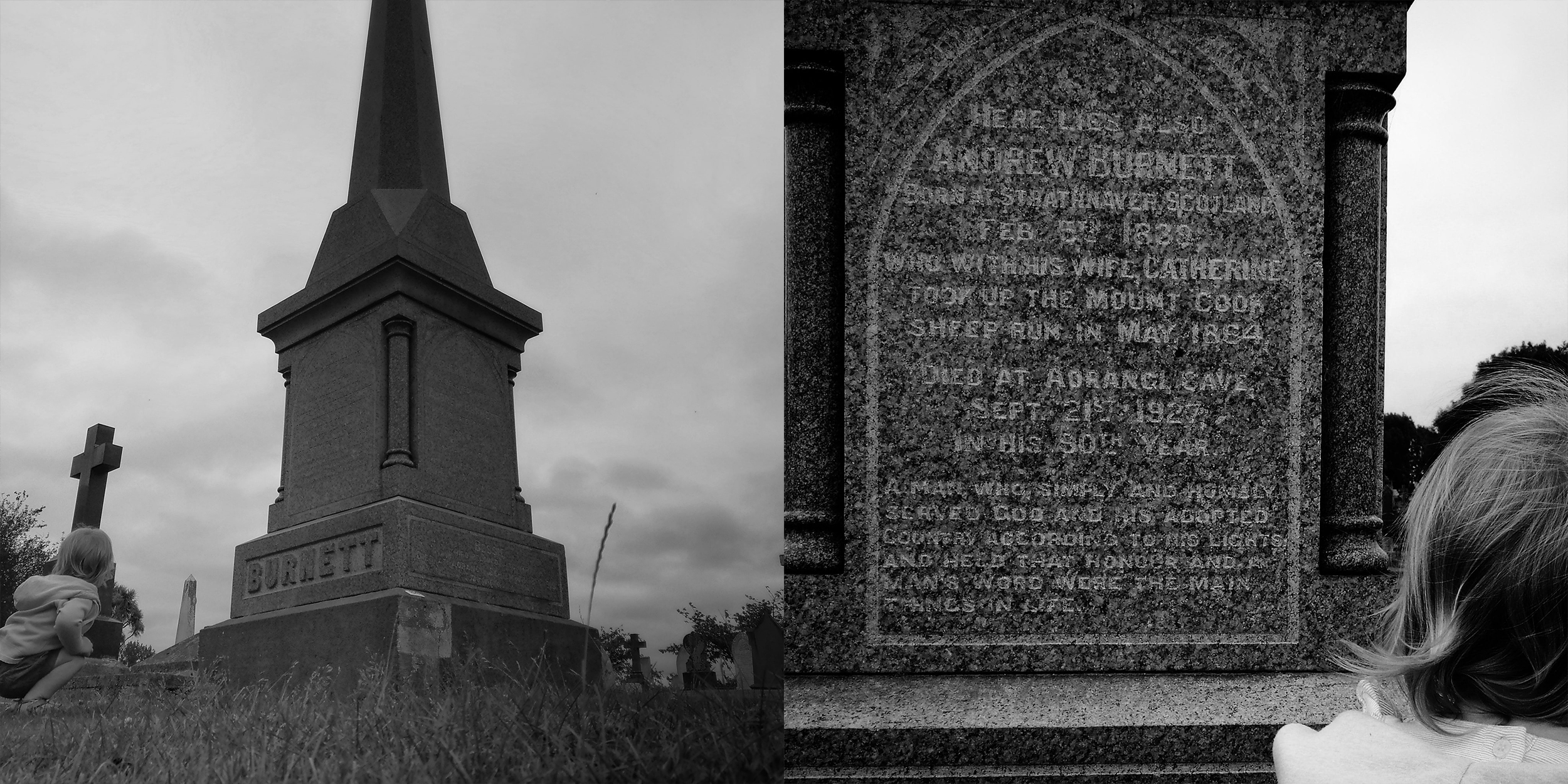 Andrew Burnett Burnett Family Grave at Timaru Cemetery Roselyn Fauth