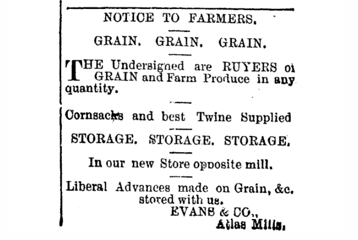 Atlas Mills Timaru Herald March 11 1897