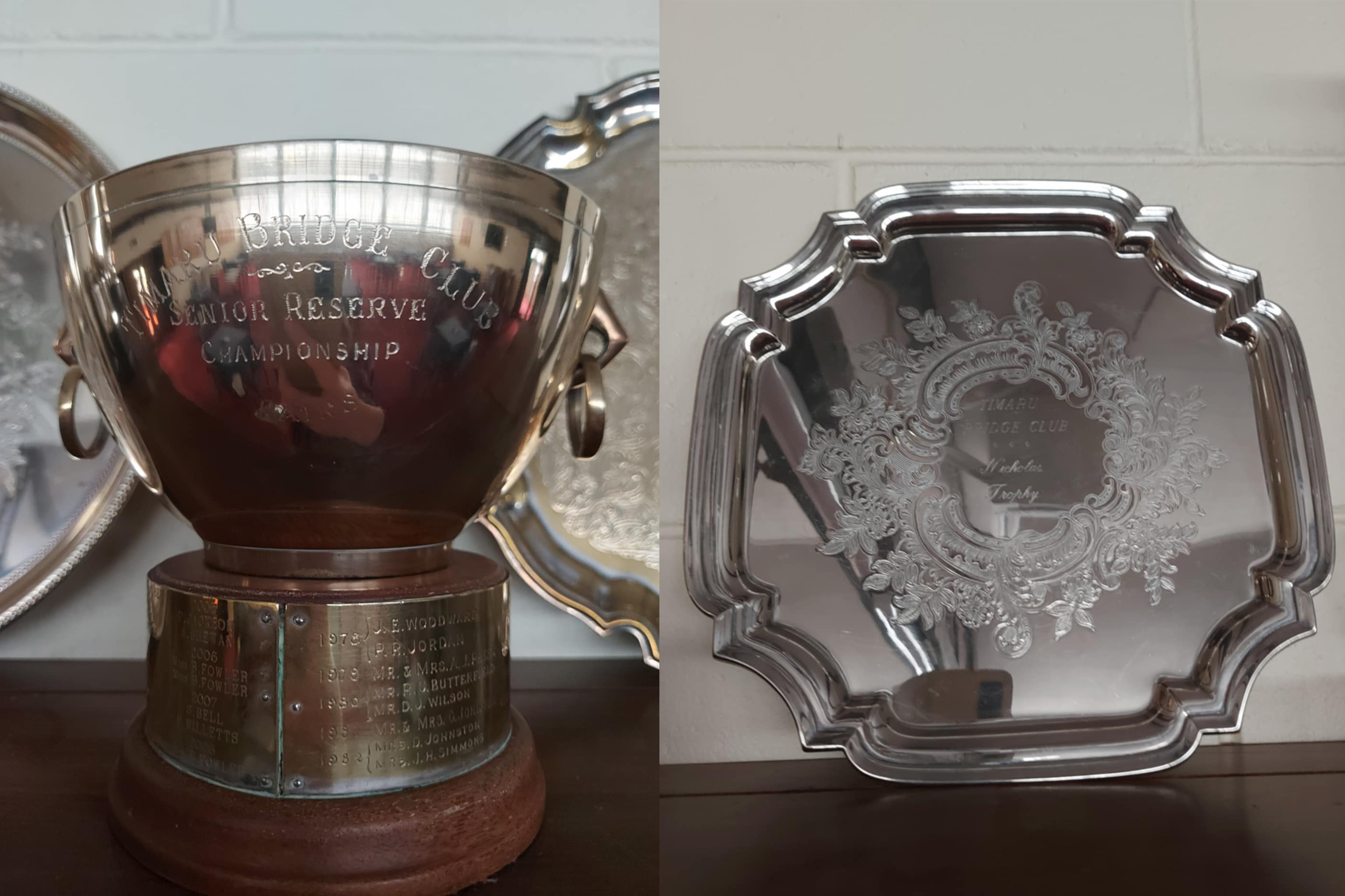 Bridge Club Trophies