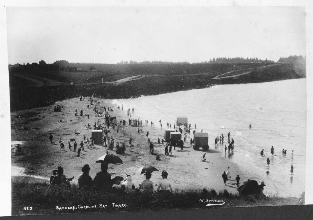 1890 Caroline Bay Timaru William Ferrier nlnzimage PAColl 4746 02