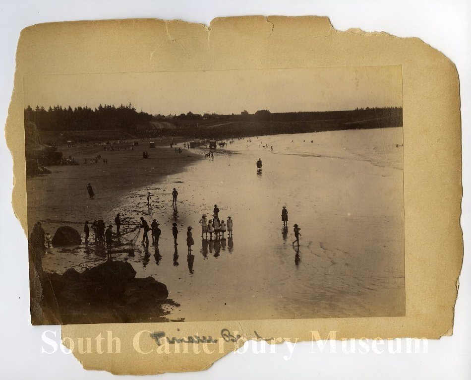 Caroline Bay c1895 Beverley Via duct and Evans St South Canterbury Museum 2000210077