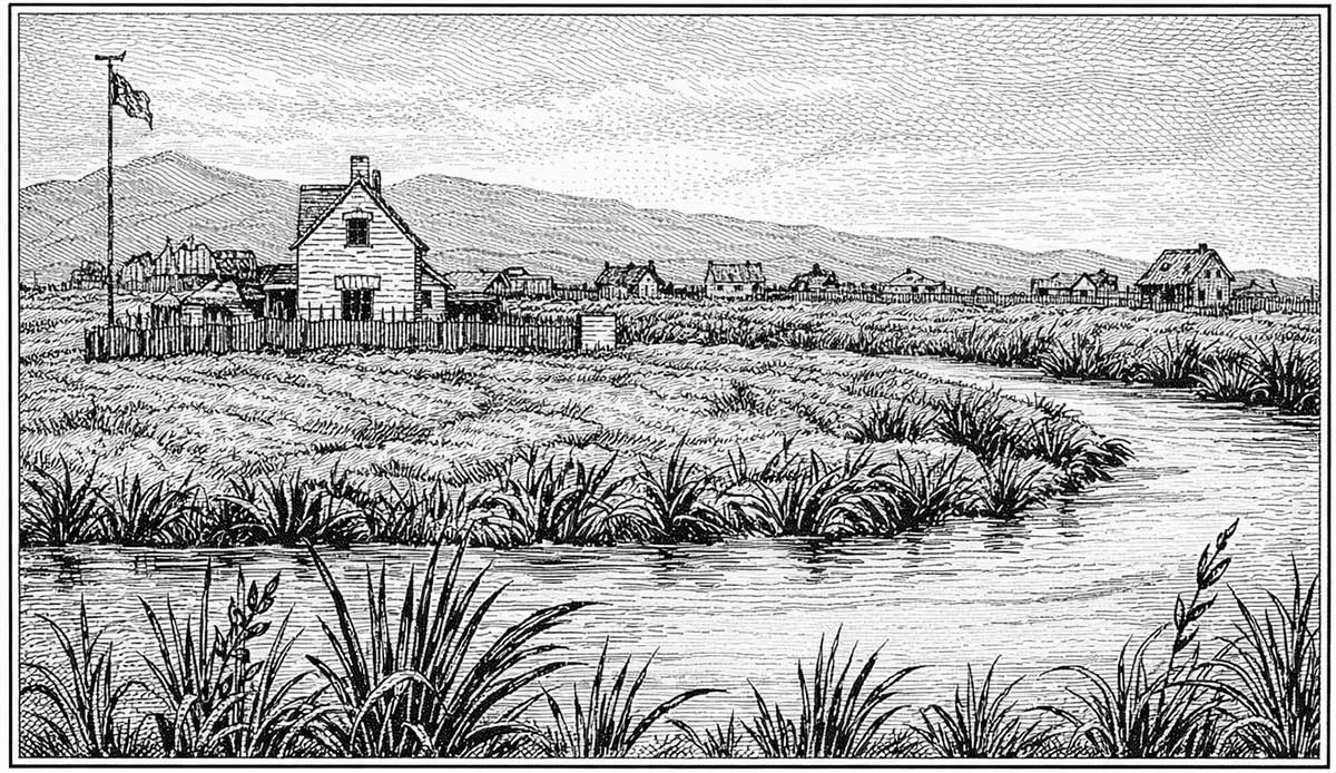 Chat GTP Generated images based on poor quality scans in online book My early days Ellen Shephard Tripp 1929 Christchurch 1856