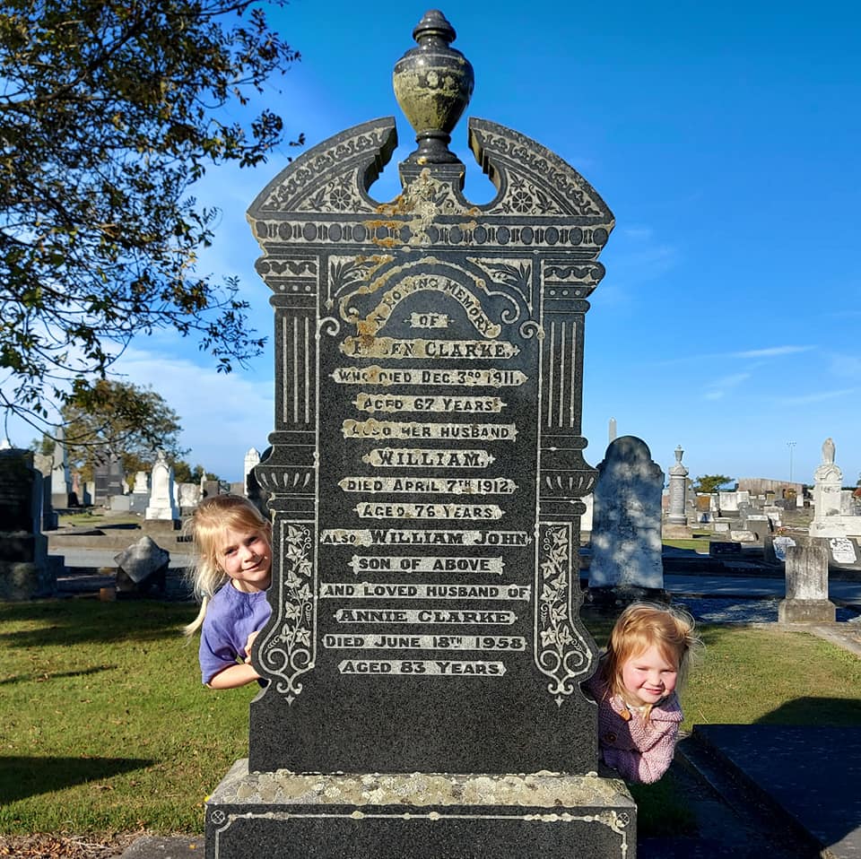 Clarke Grave at Timaru Cemetery