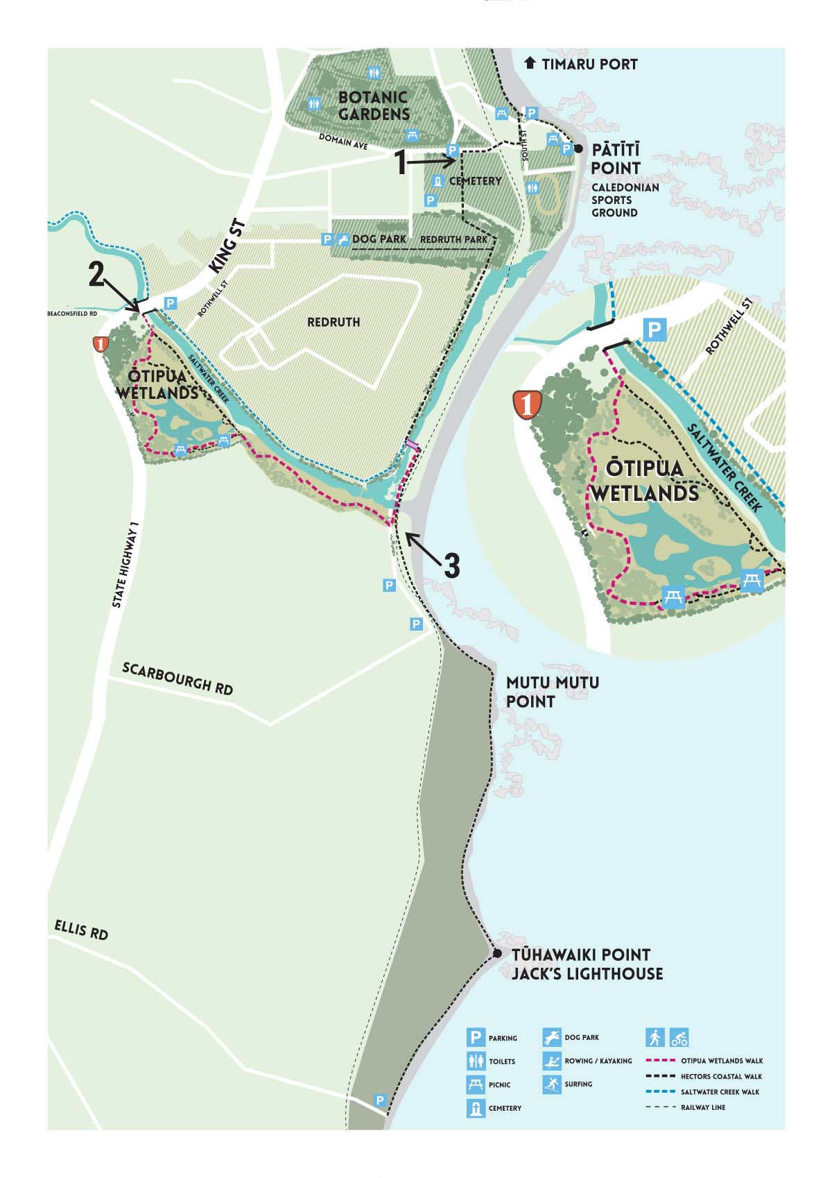 WuHooTimaru Wetlands Map 201209