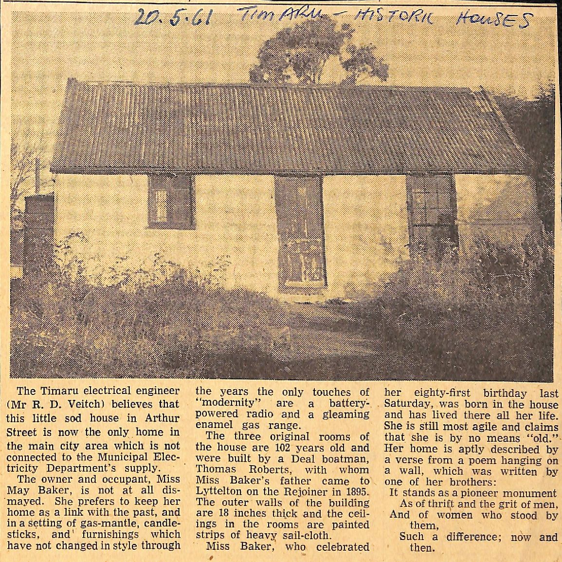 Deal Boatmen House on Arthur Street