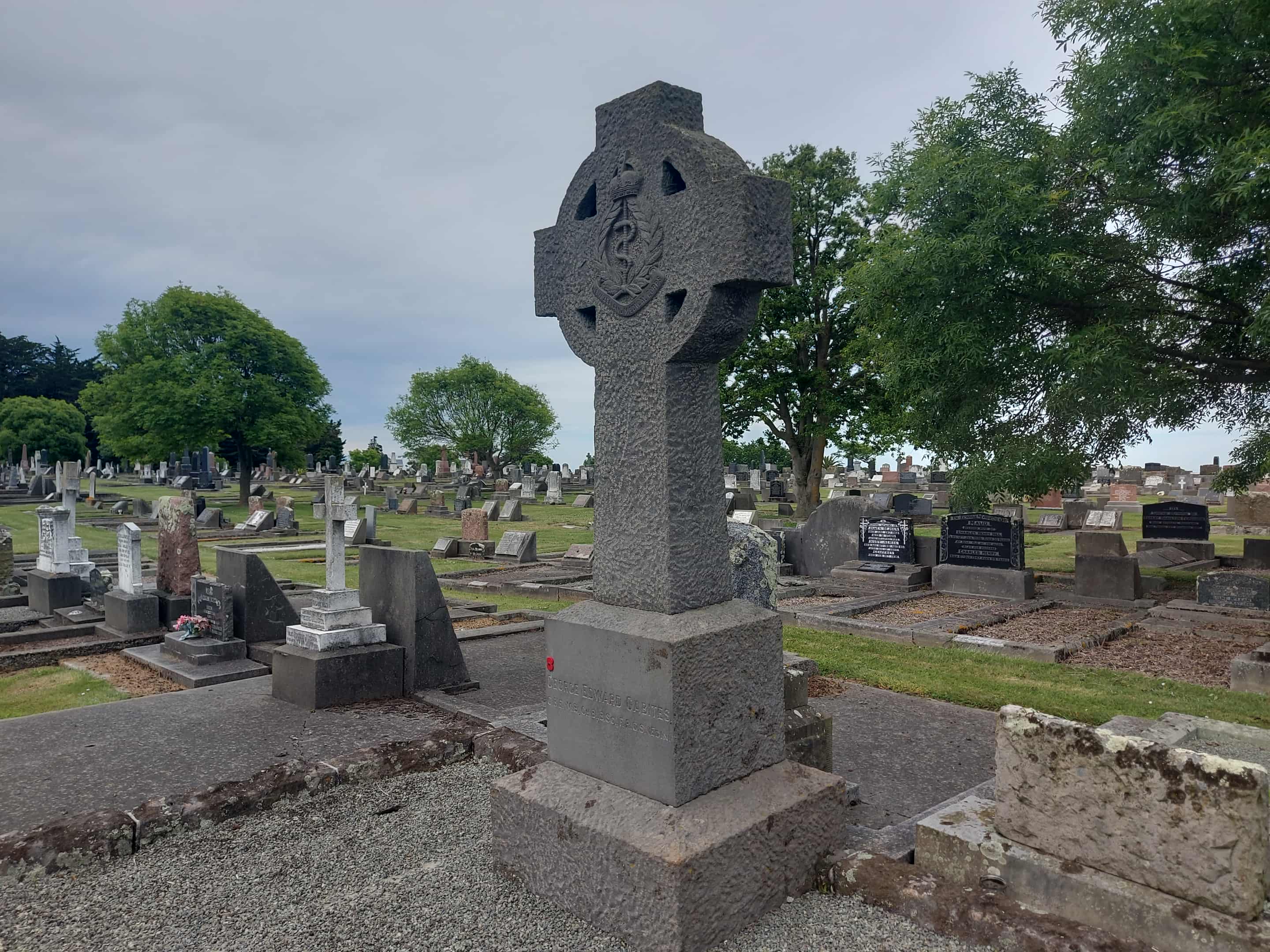Dr George Gabites Grave Timaru Cemetery Photo Roselyn Fauth