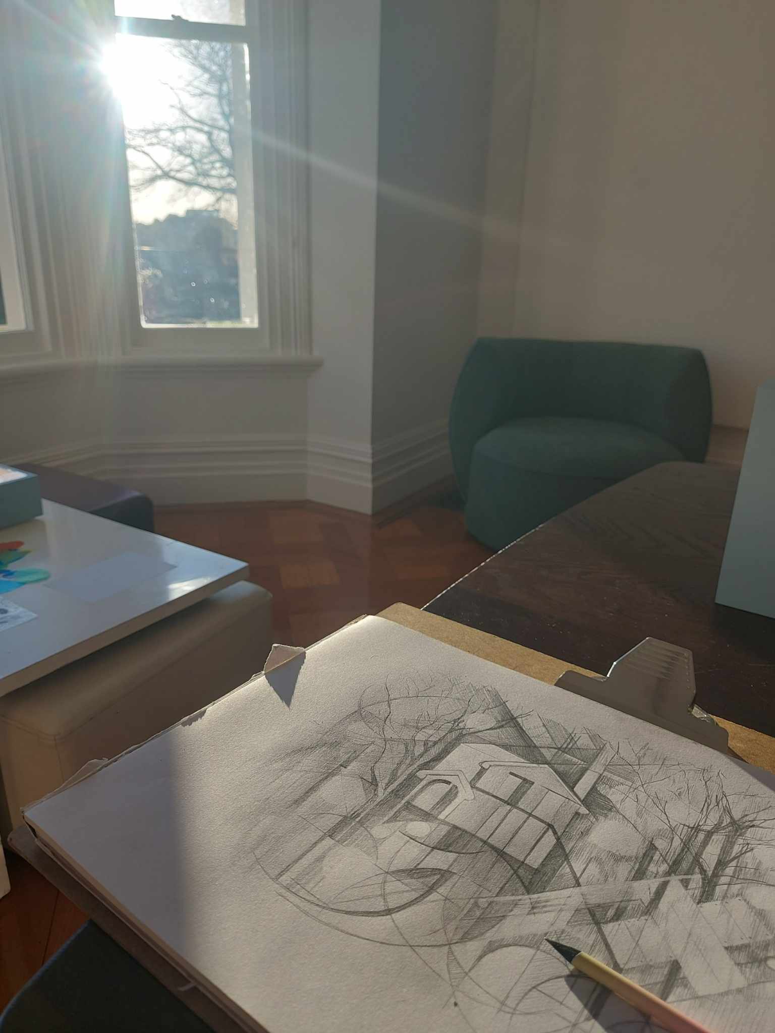 Drawing at the Aigantighe