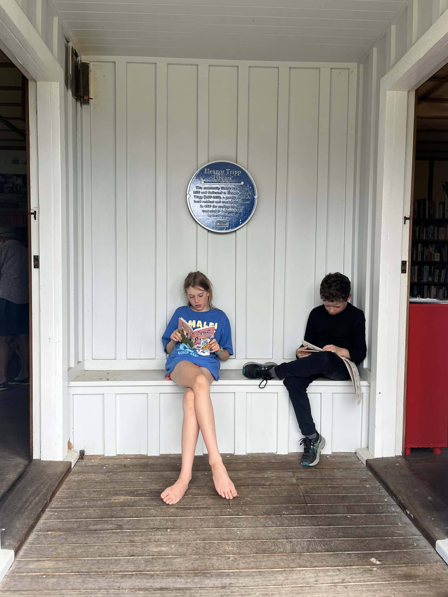 Eleanor Tripp Library 1936 Woodbury WuHooTimaru By Roselyn Fauth Feb 2026 porch