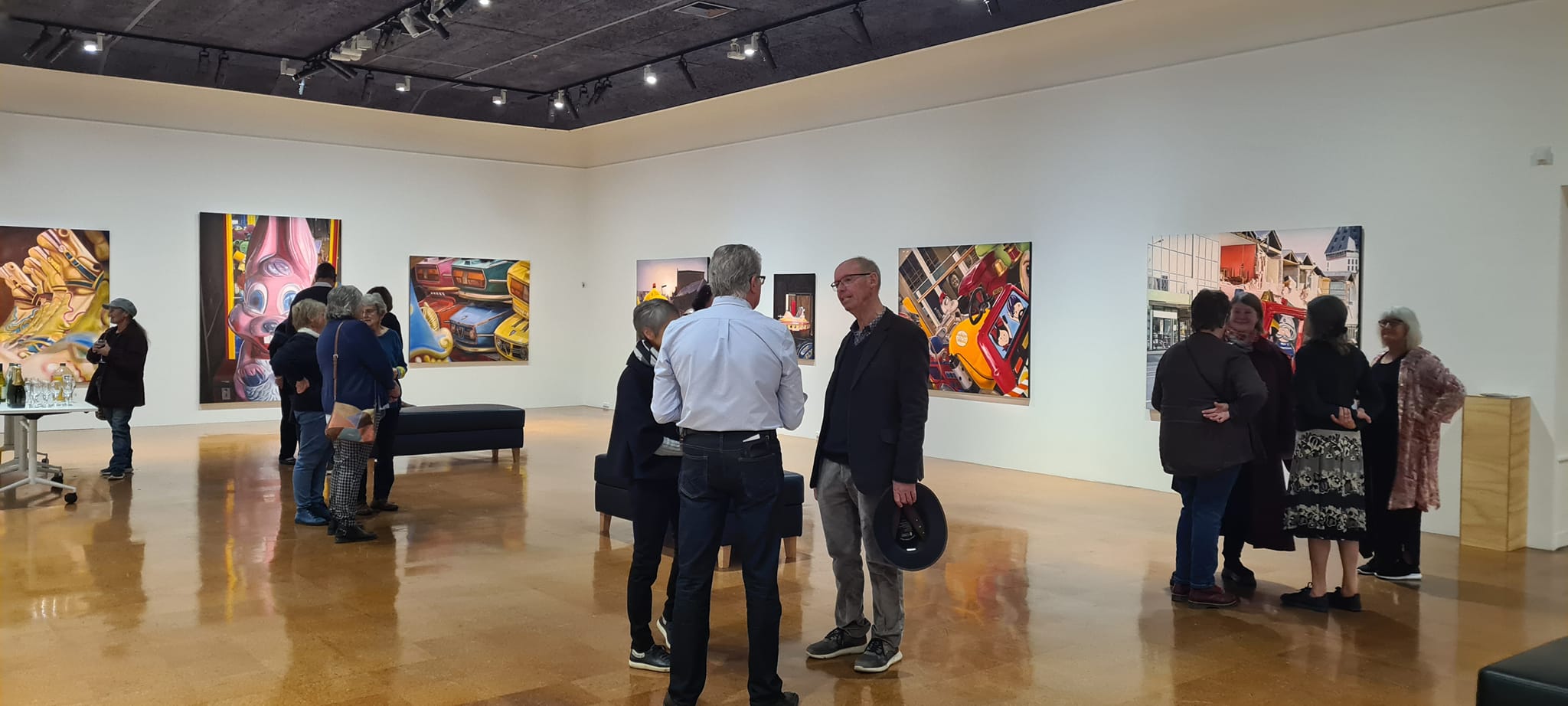 Friends sponsored exhibition opening at the Aigantighe Art Gallery in Timaru