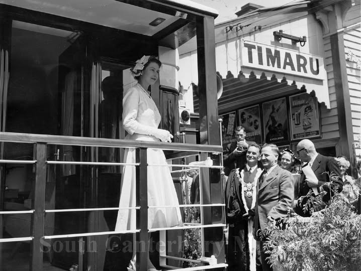 Photo Queen Elizabeth II Timaru 1954 Courtesy of South Canterbury Museum