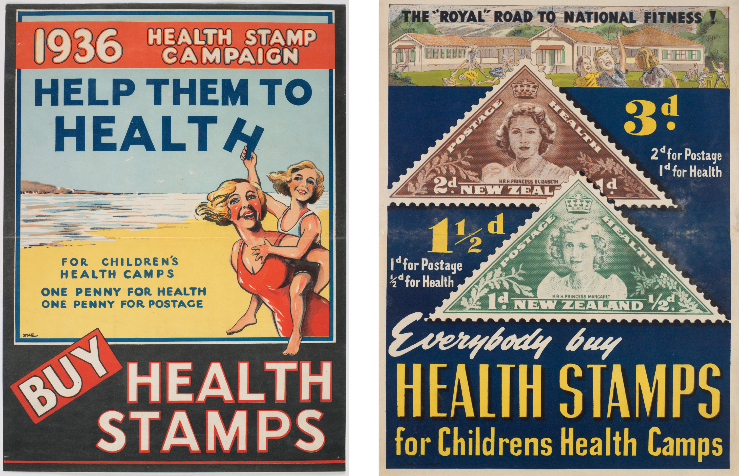 TePapa Poster Health Stamps