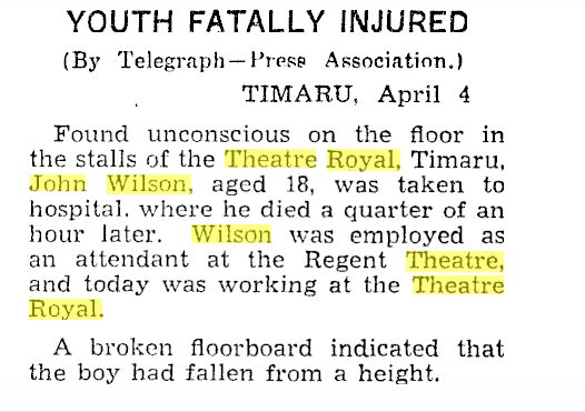 Youth Fataly Injured