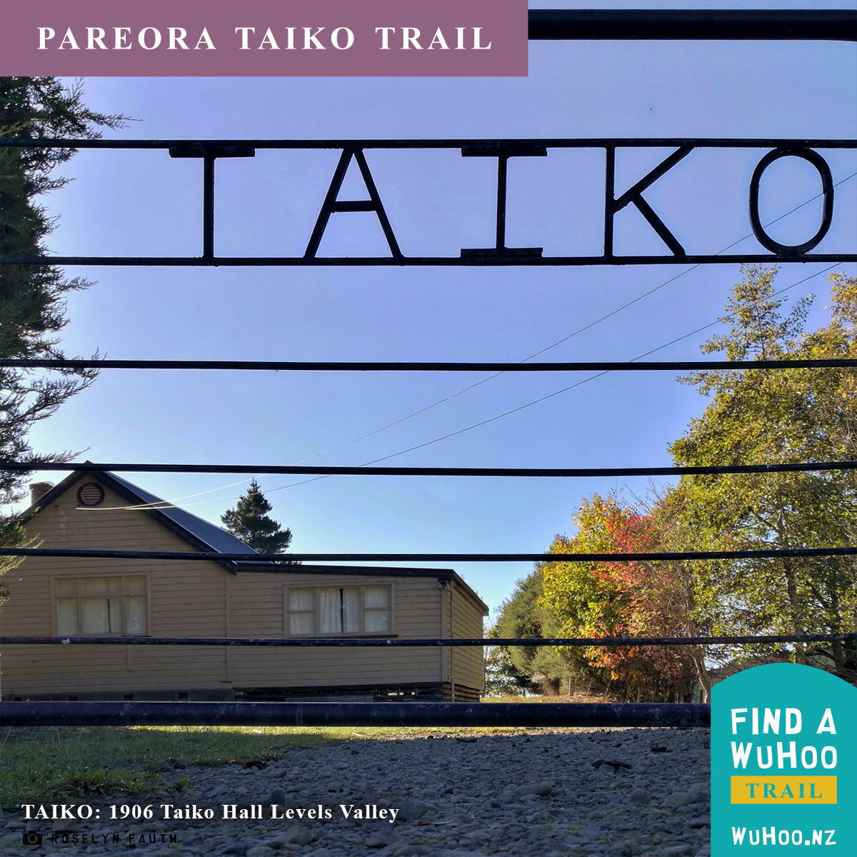 HeritageTrail Logo PareoraTaikoTrail 1906TaikoHall