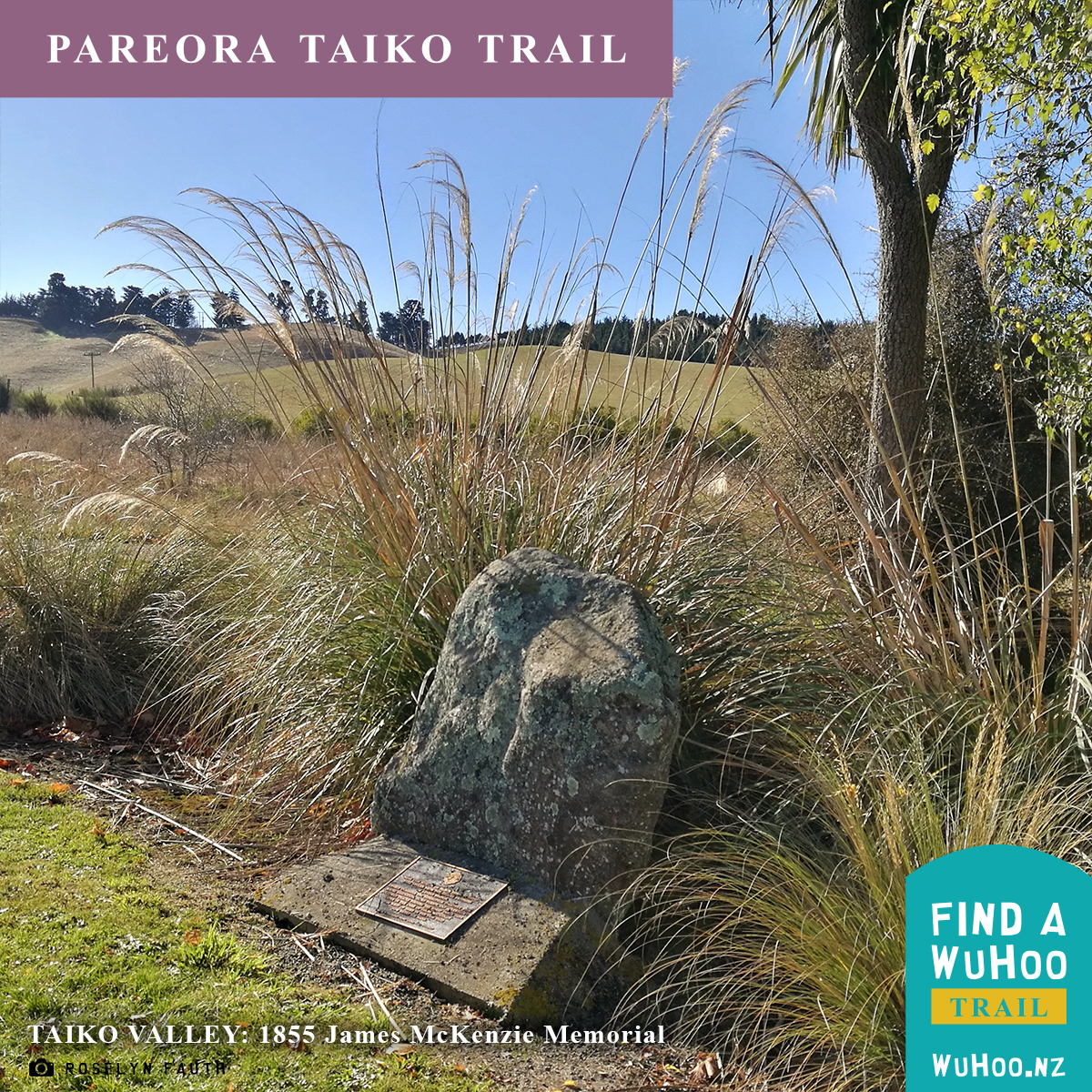 HeritageTrail Logo PareoraTaikoTrail JamesMcKenzieMemorial 2