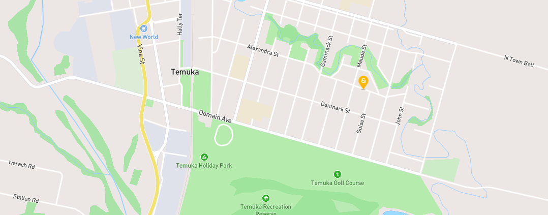 Hope Cottage Temuka Map