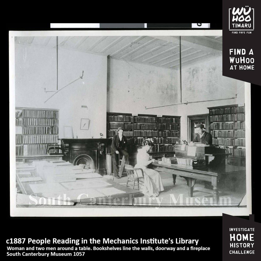 WuHoo HomeHistory Linwood House 0200 Rhodes_1887 Mechanics_Institute_Timaru