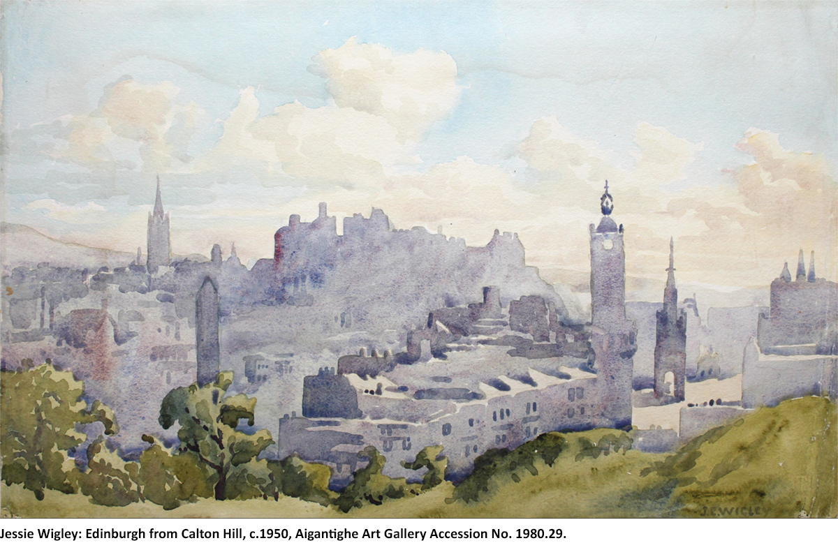 AIGANTIGHE Wigley Jessie Edinburgh from Calton Hill Web