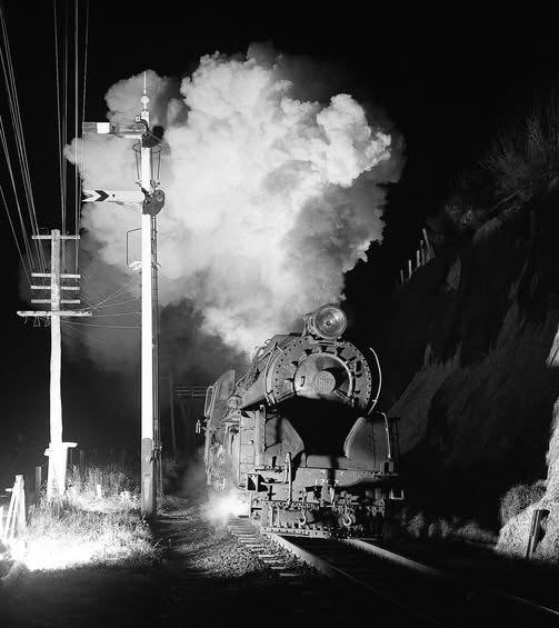 Ja1267 is owned by Mainline Steam Trust 1971 in Timaru book New Zealand Railways at Night This phito depicts New Zealands last remaining night steam hauled expres