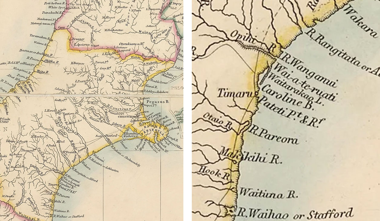 James Wyld geographer map Timaru CarolineBay 1500319