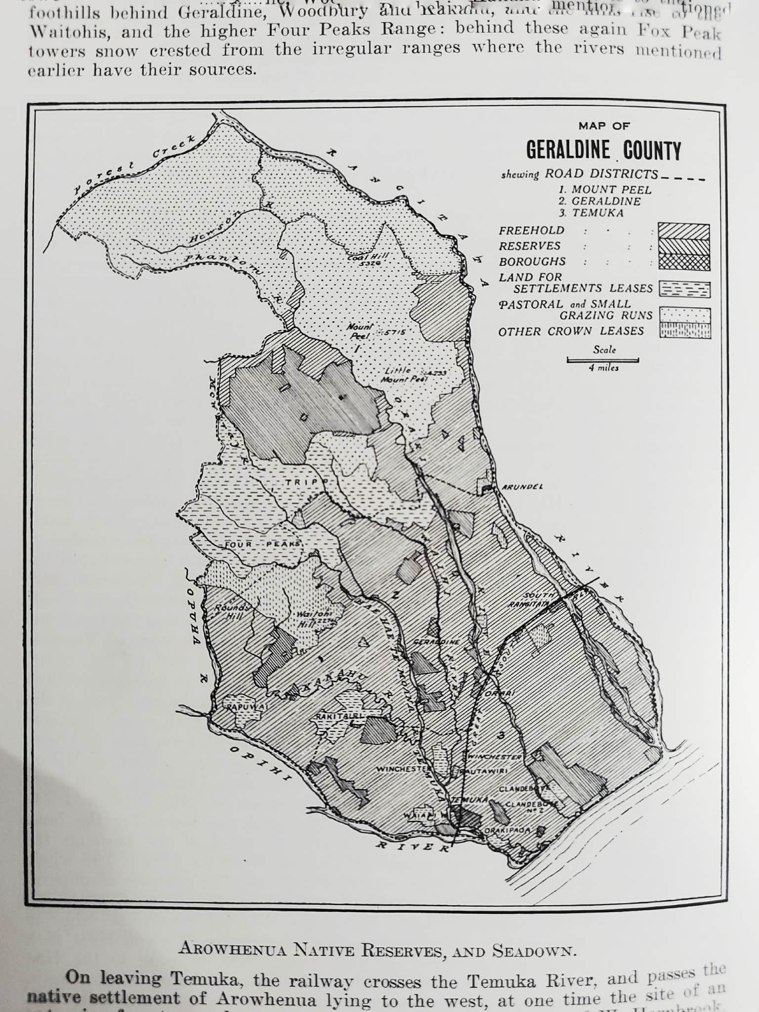 Jubilee History of South Canterbury page 570 Geraldine County