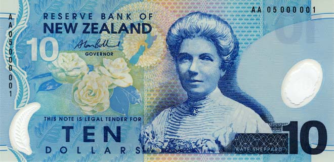Kate Sheppard on New Zealand 10 note who helped nz women gain the vote in 1893 she was a founding member of the Womens Christian Temperance Union in NZ