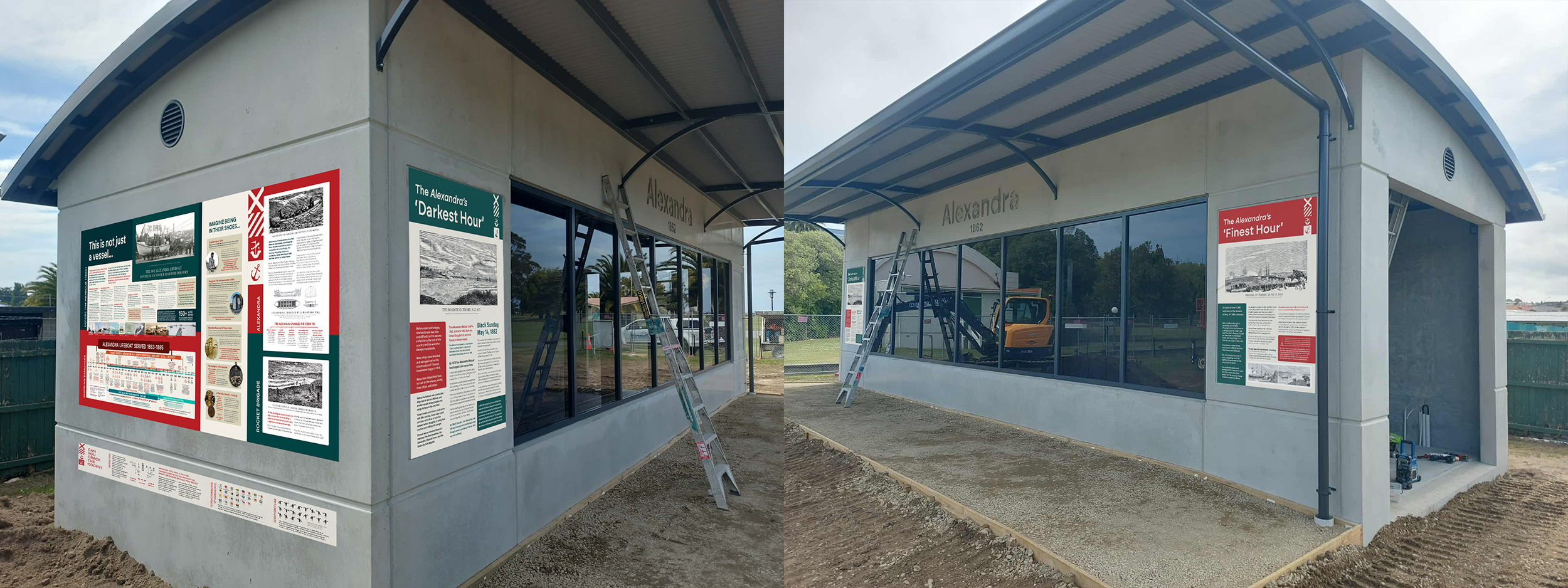 LIFEBOAT Mock Up of Signage