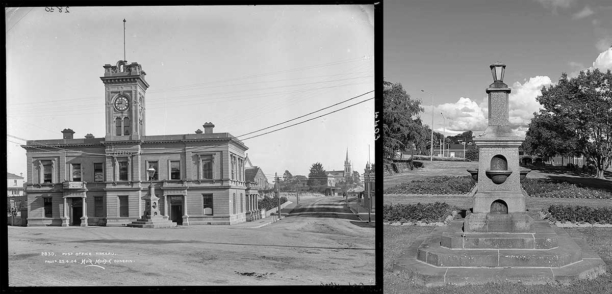 MA I834843 TePapa Post Office Timaru and Timaru Botanic Gardens sunken garden Roselyn Fauth 2025