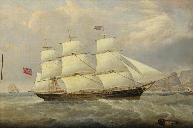 Mermaid painting JohnScott heldNMM imgArtUK