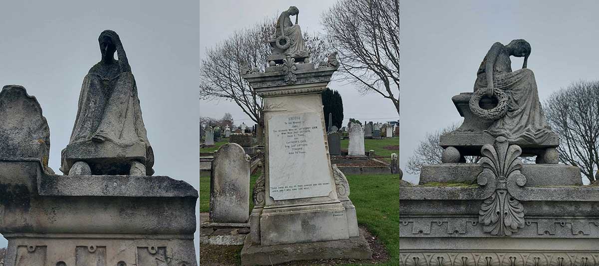 Mr and Mrs Cain rest in peave in their grave Timaru Cemetery - Photo Roselyn Fauth