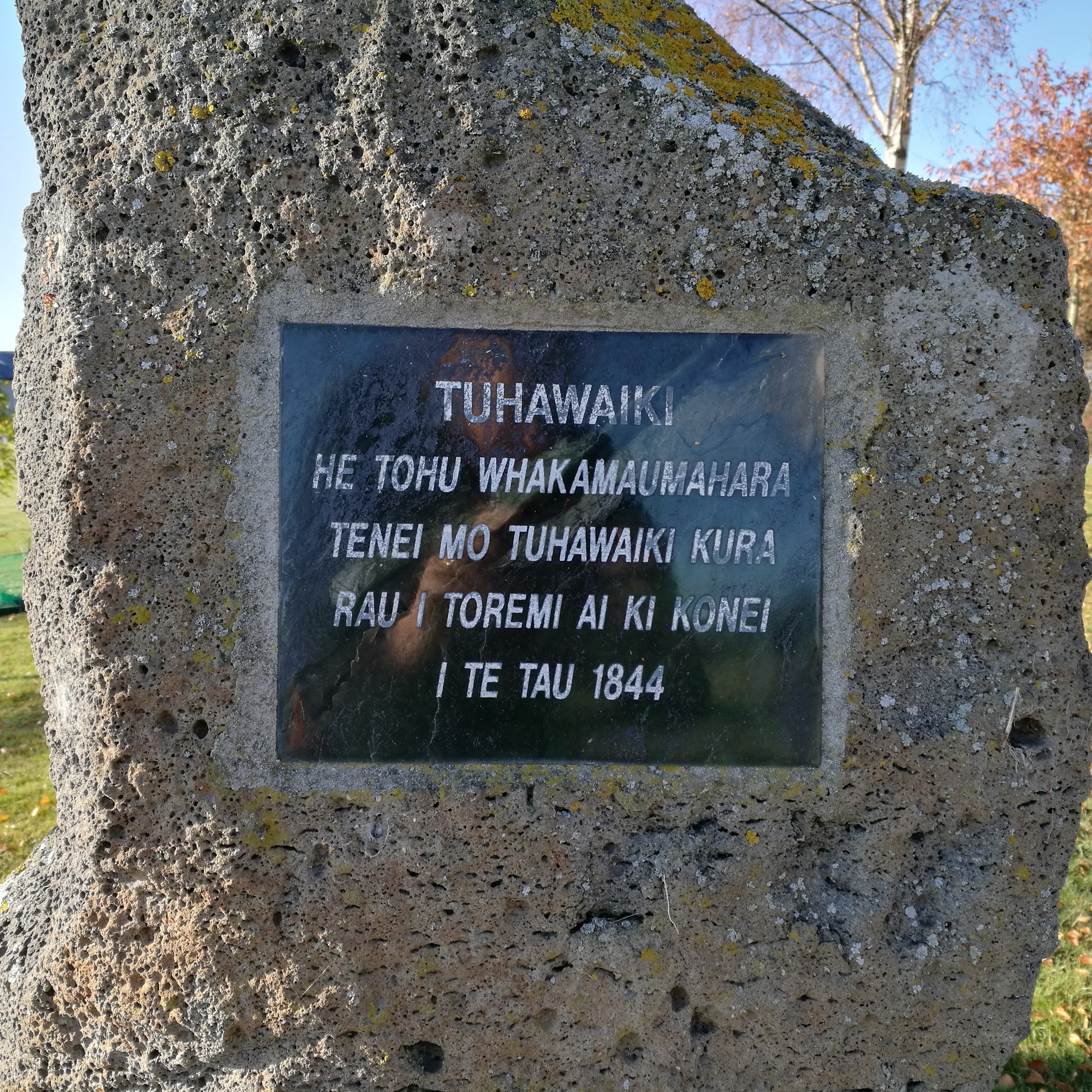 Hone (Jack) Tūhawaiki memorial, a Māori chief belonging to the Ngai Tahu and Kai Tahu tribes