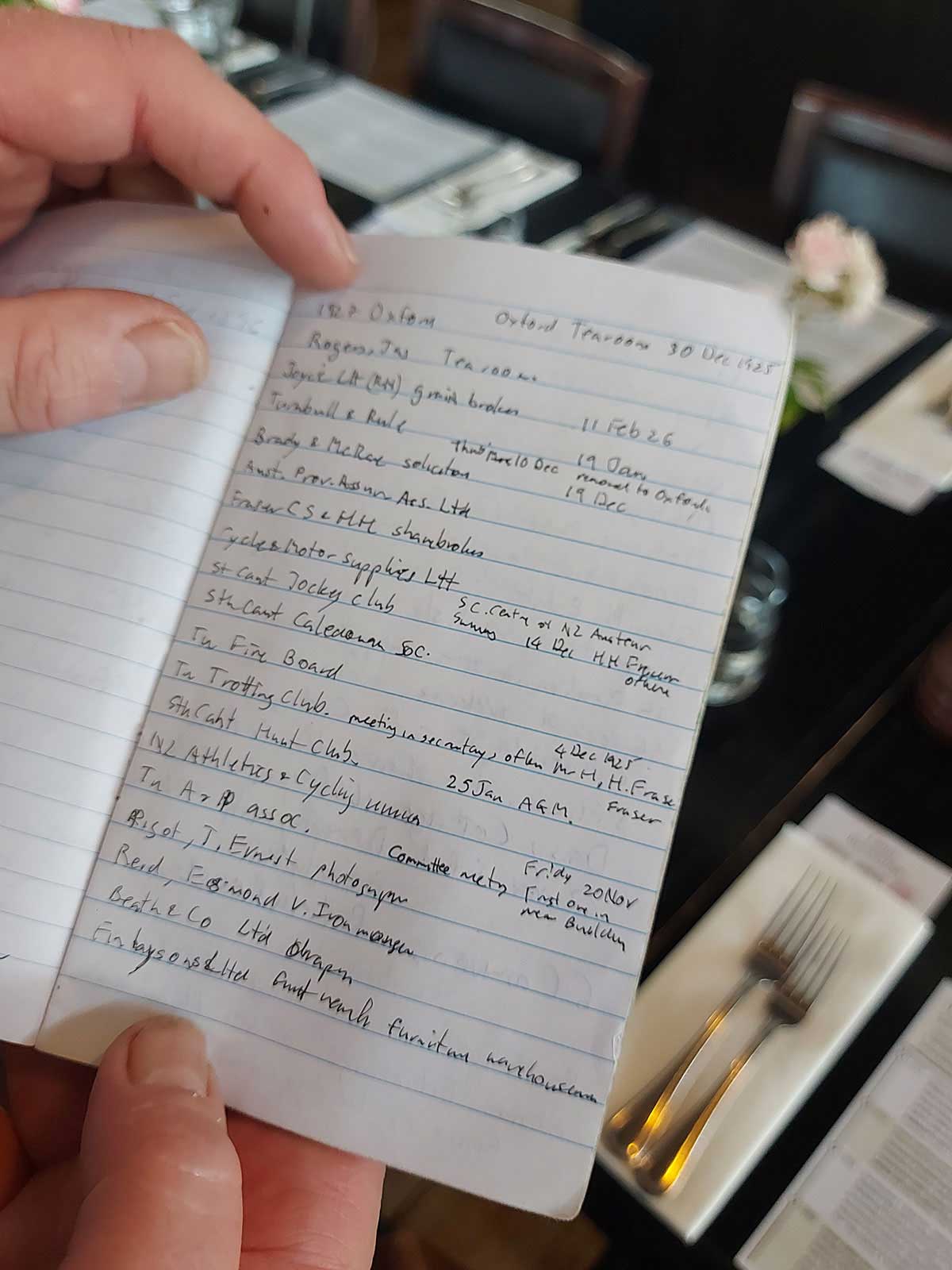 List of people connected to the buildings and sites history by Christopher Templeton Photo Roselyn Fauth