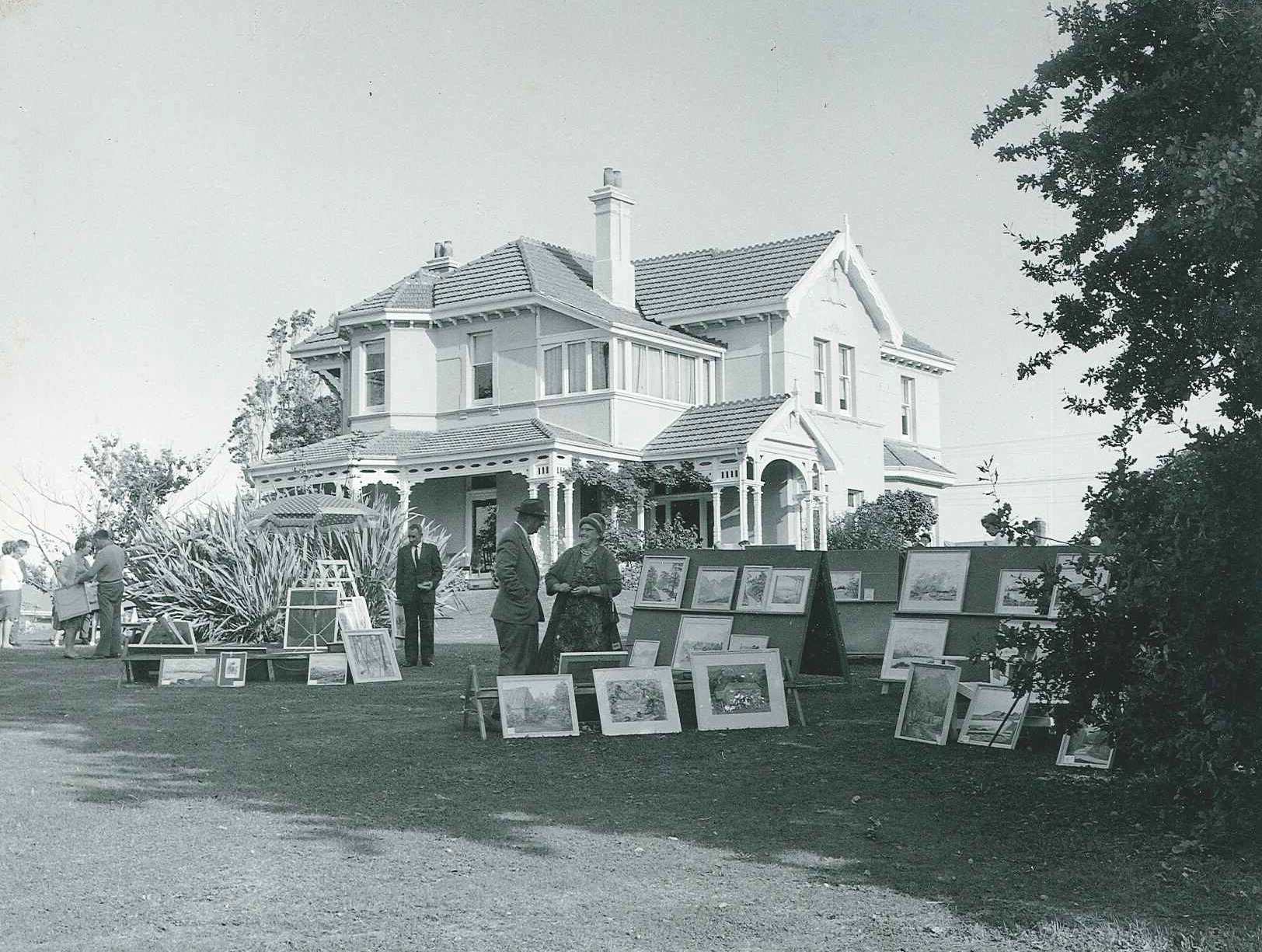 Plein air exhibition The Grants Aigantighe Home Fron the Aigantighe Art Gallery Archives