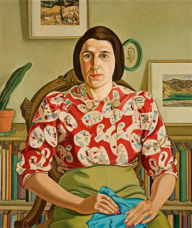 Portrait Of Betty Curnow Auckland Art Gallery
