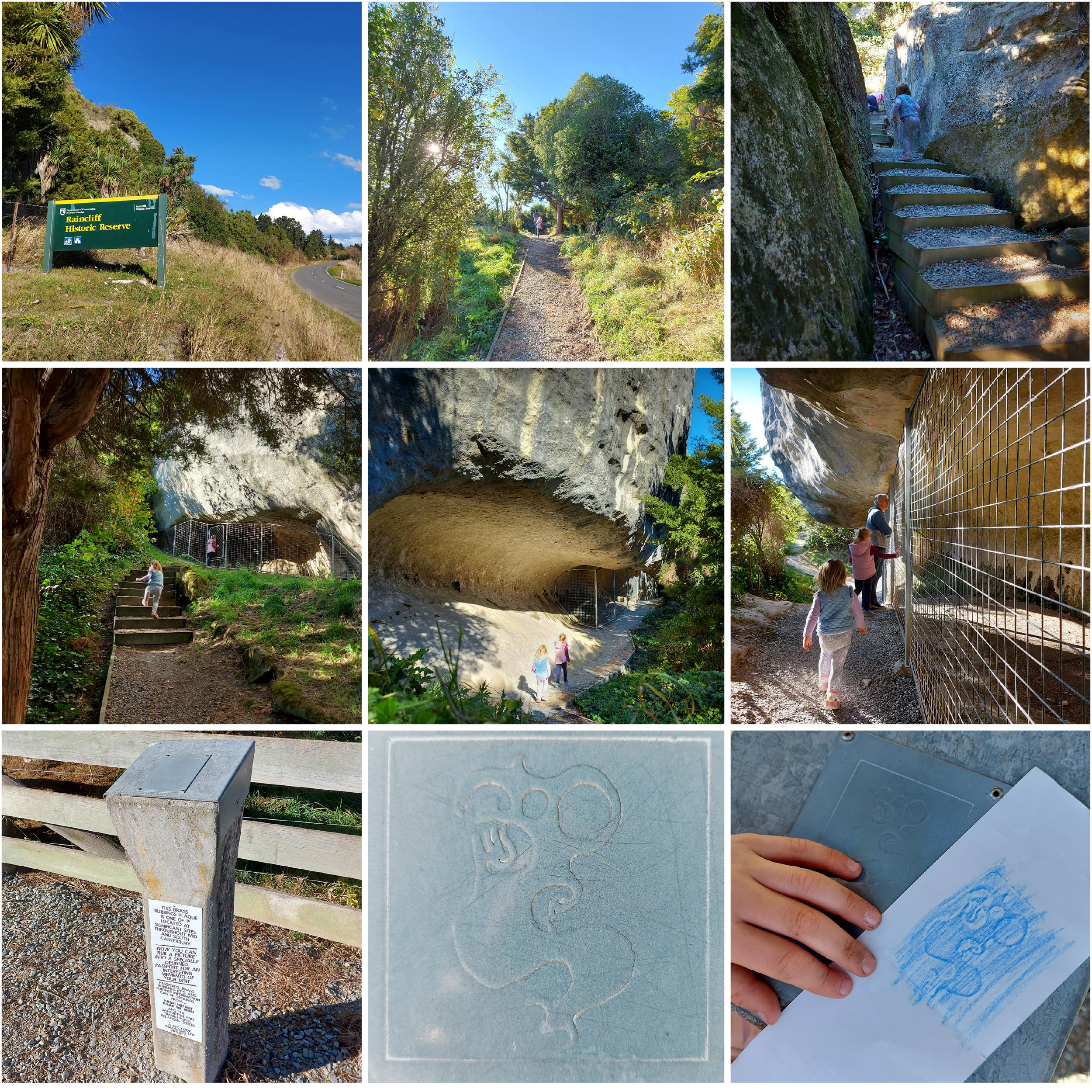 Raincliff Rock Art WuHoo Timaru Rock Art Trail