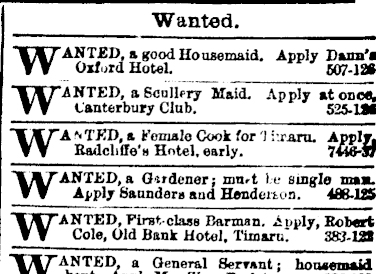 Robert Cole Looking for a barman LT18780607