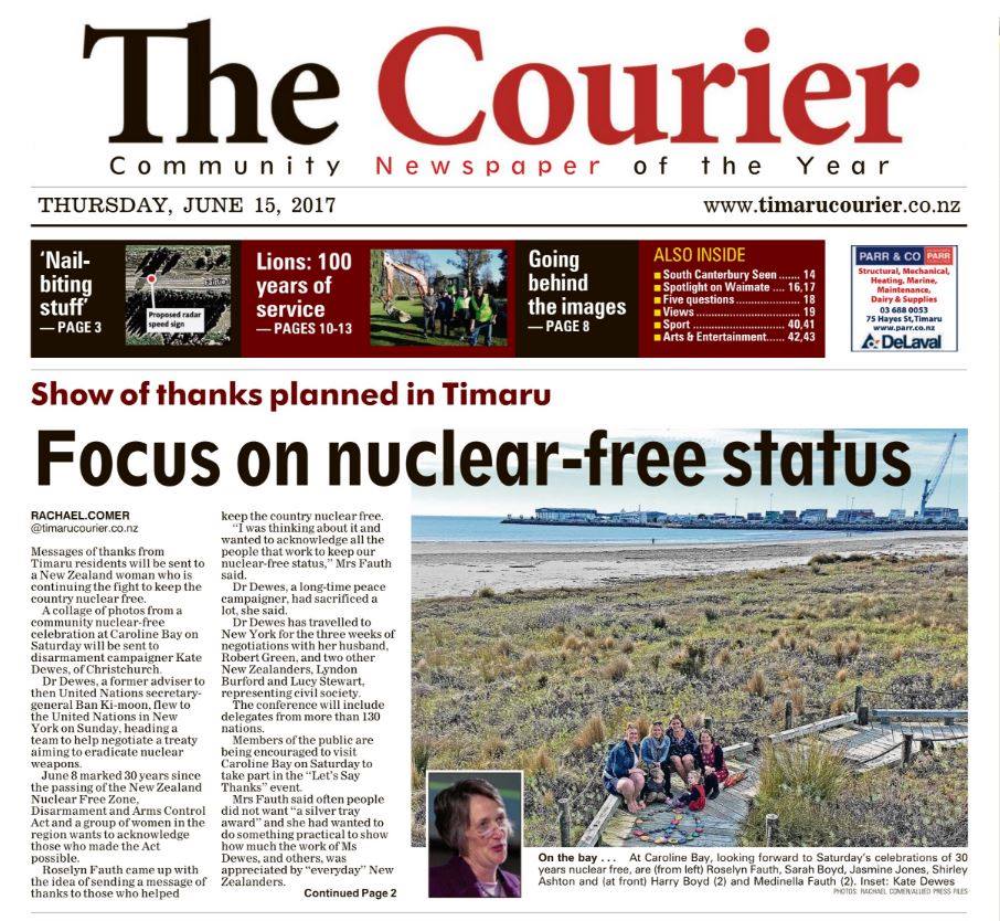 Focus on nuclear free status rock painting event in Timaru The Courier