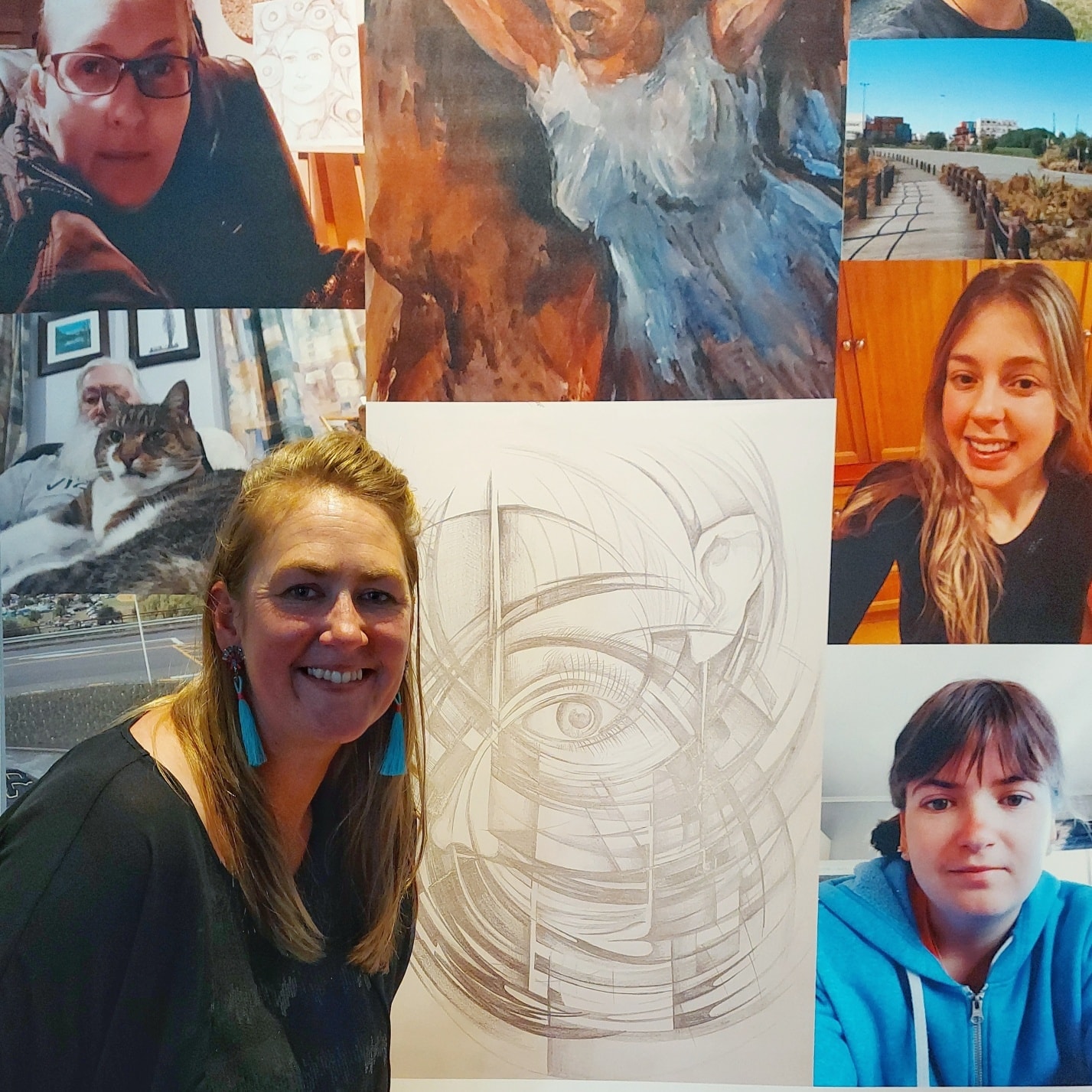 Roselyn Cloake Covid Self Portrait