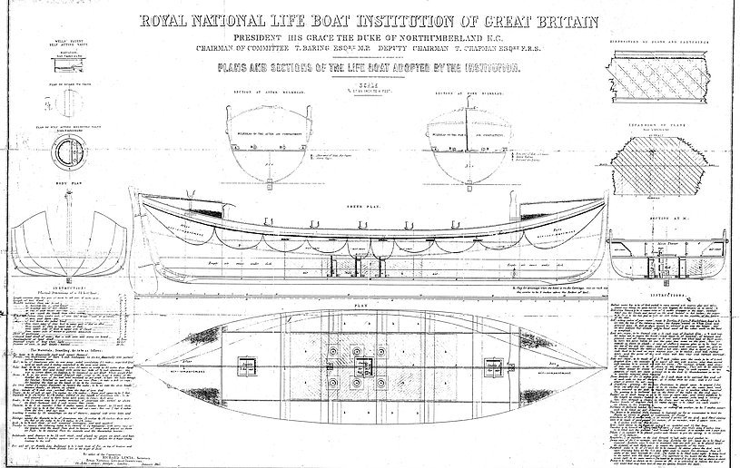 Royal National Life Boat Institution of Great Britain Plans