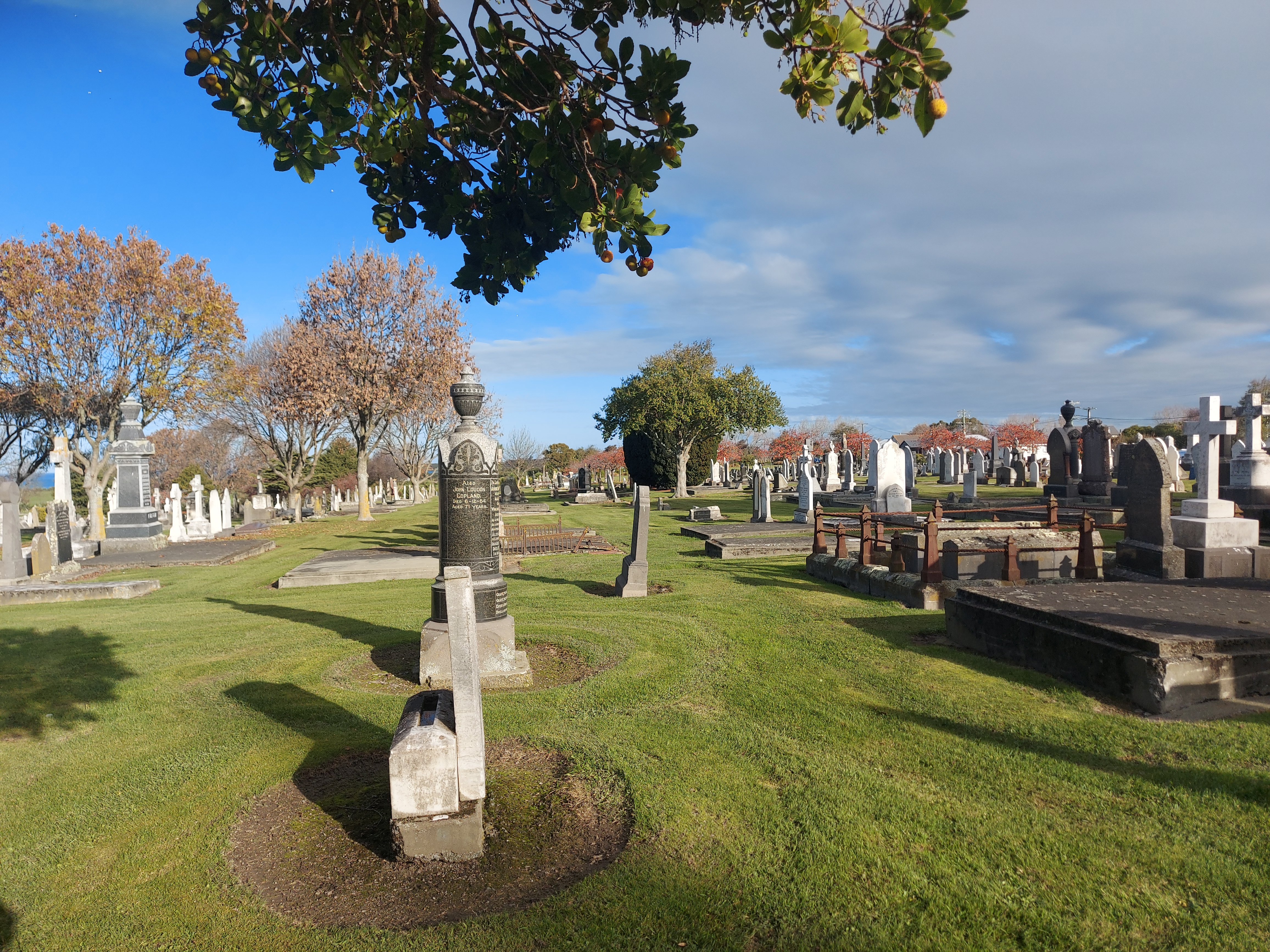 Samuel Williams Grave at the Timaru Cemetery Photo Roselyn Fauth July 2025