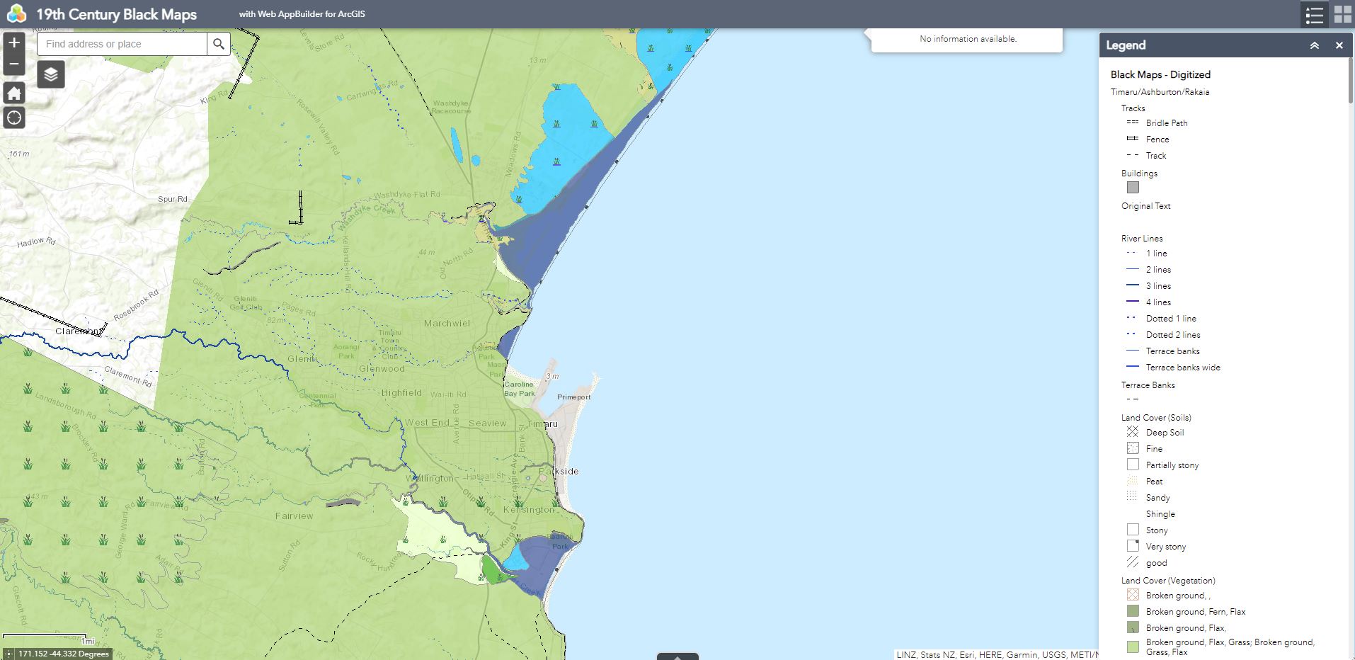 WuHooTimaru BlackMaps CoastlineChange