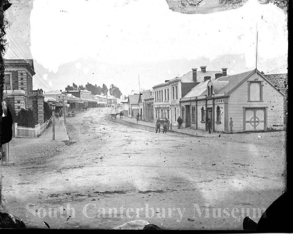 Stafford Street c1880 South Canterbury Museum 6106