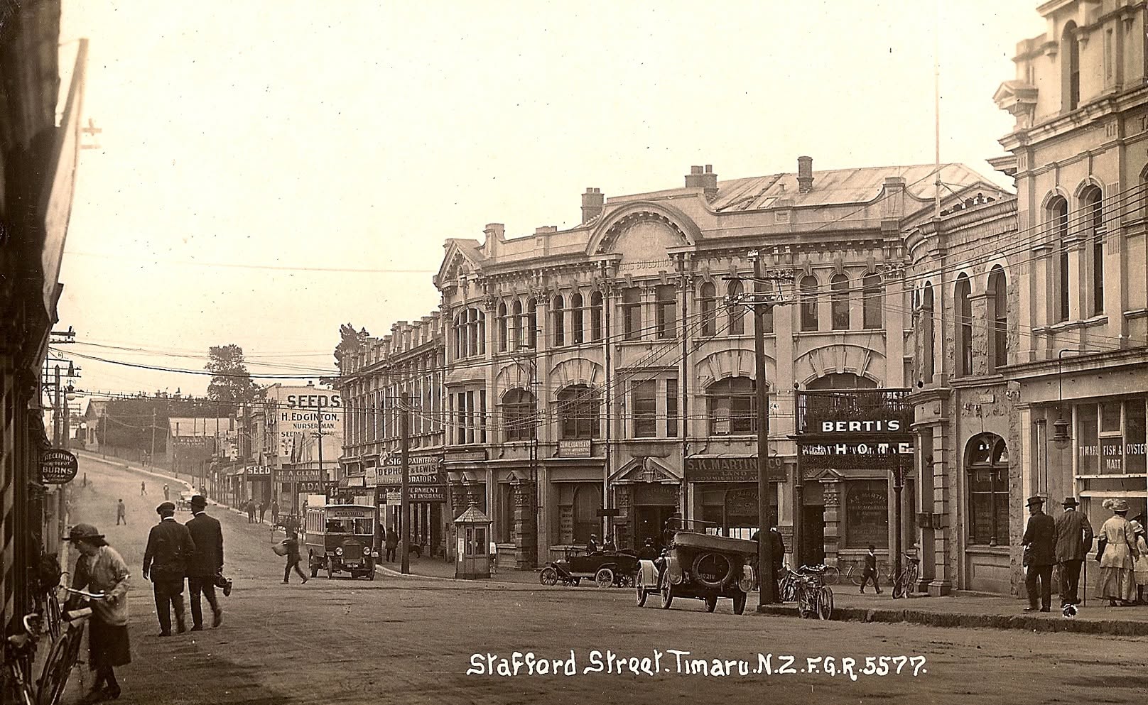 Stafford Street postcard F G R 5577