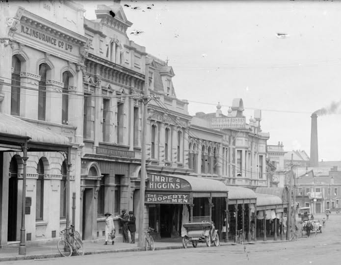 Stafford Strreet 1916 Auckaland Library