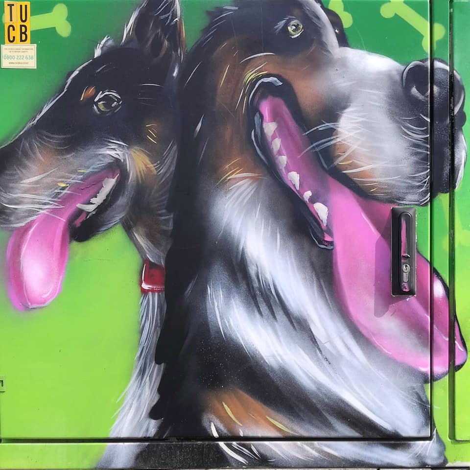 Power Boxes Timaru Art Dogs