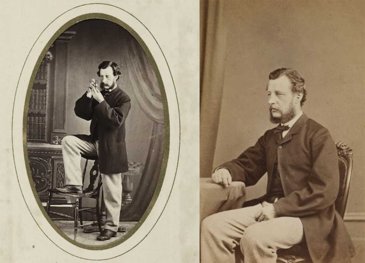 Studio portrait of Sir James Hector Photograph taken by John McGregor Dunedin