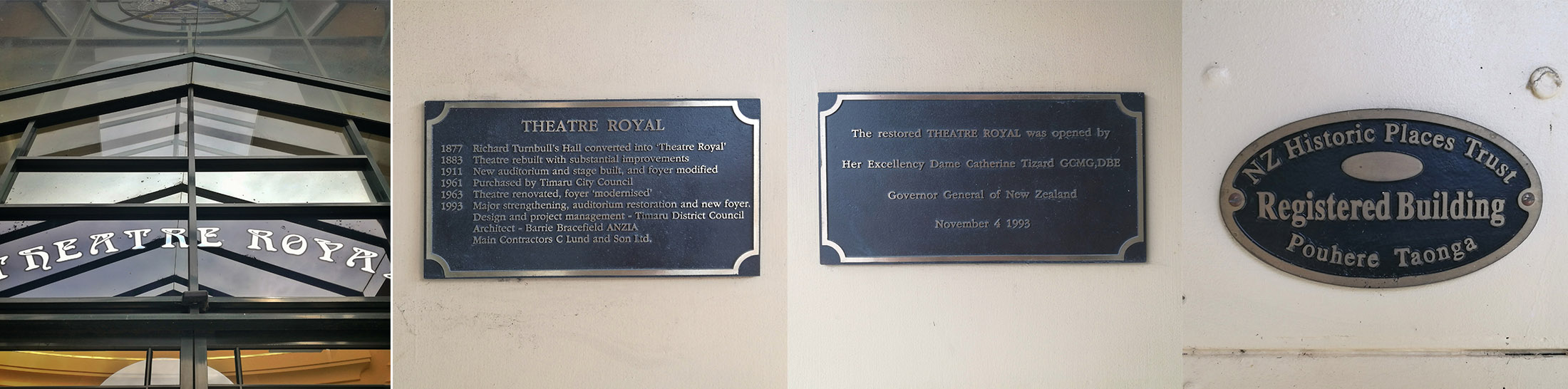 Theatre Royal plaque Detail photos Roselyn Fauth